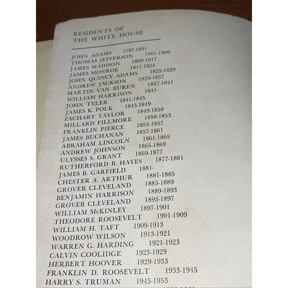 1962 Fawcett Edition The White House Today‎ and Yesterday Isabella Shelton